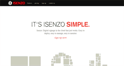 Desktop Screenshot of isenzo.com